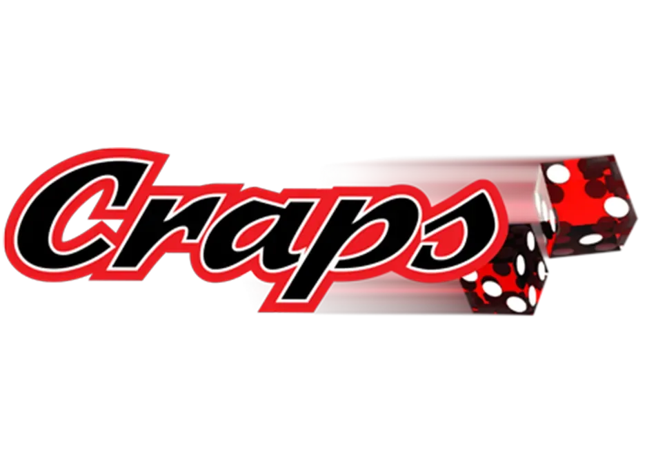 Craps table game logo